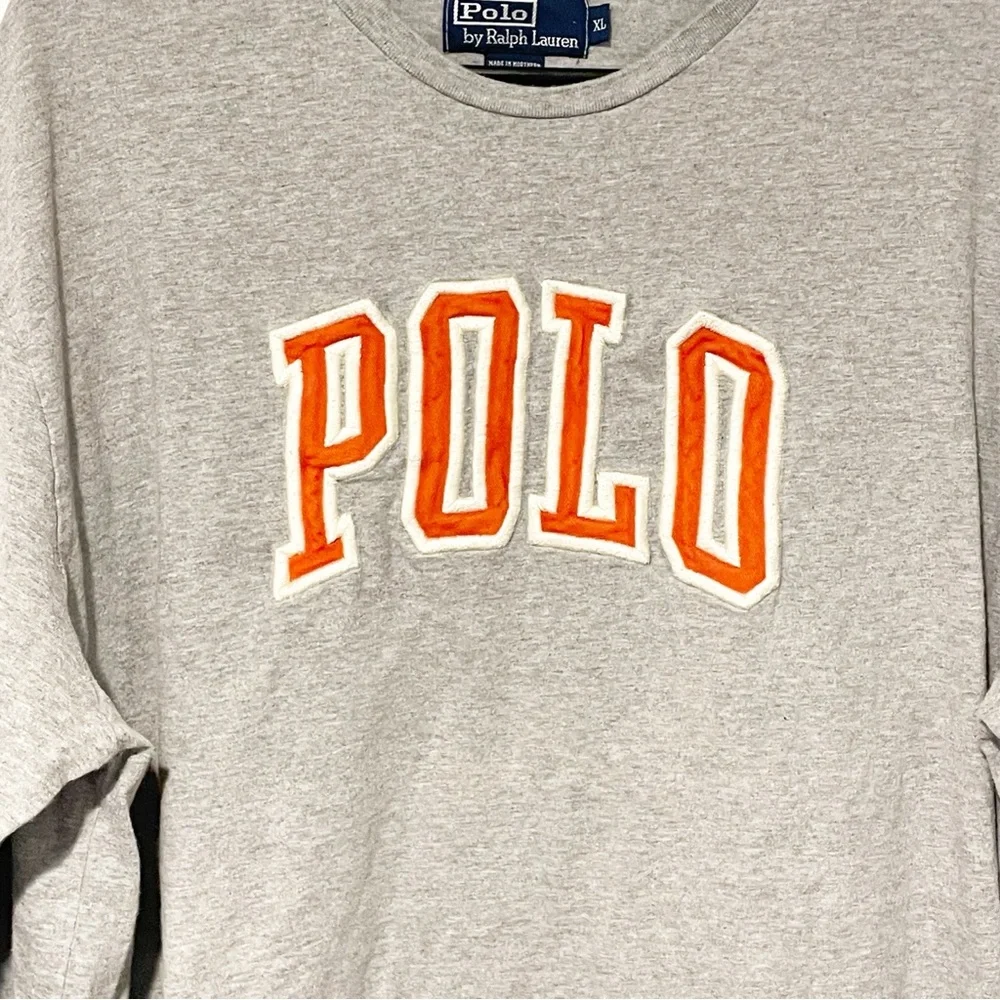 VINTAGE RALPH LAUREN POLO SPELL OUT SIZE‎ XL T-SHIRT STADIUM SPORTSMAN